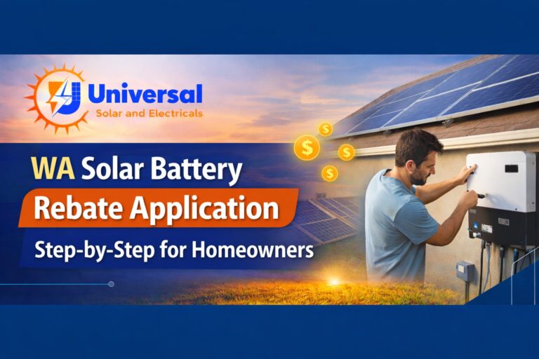 WA Solar Battery Rebate Application