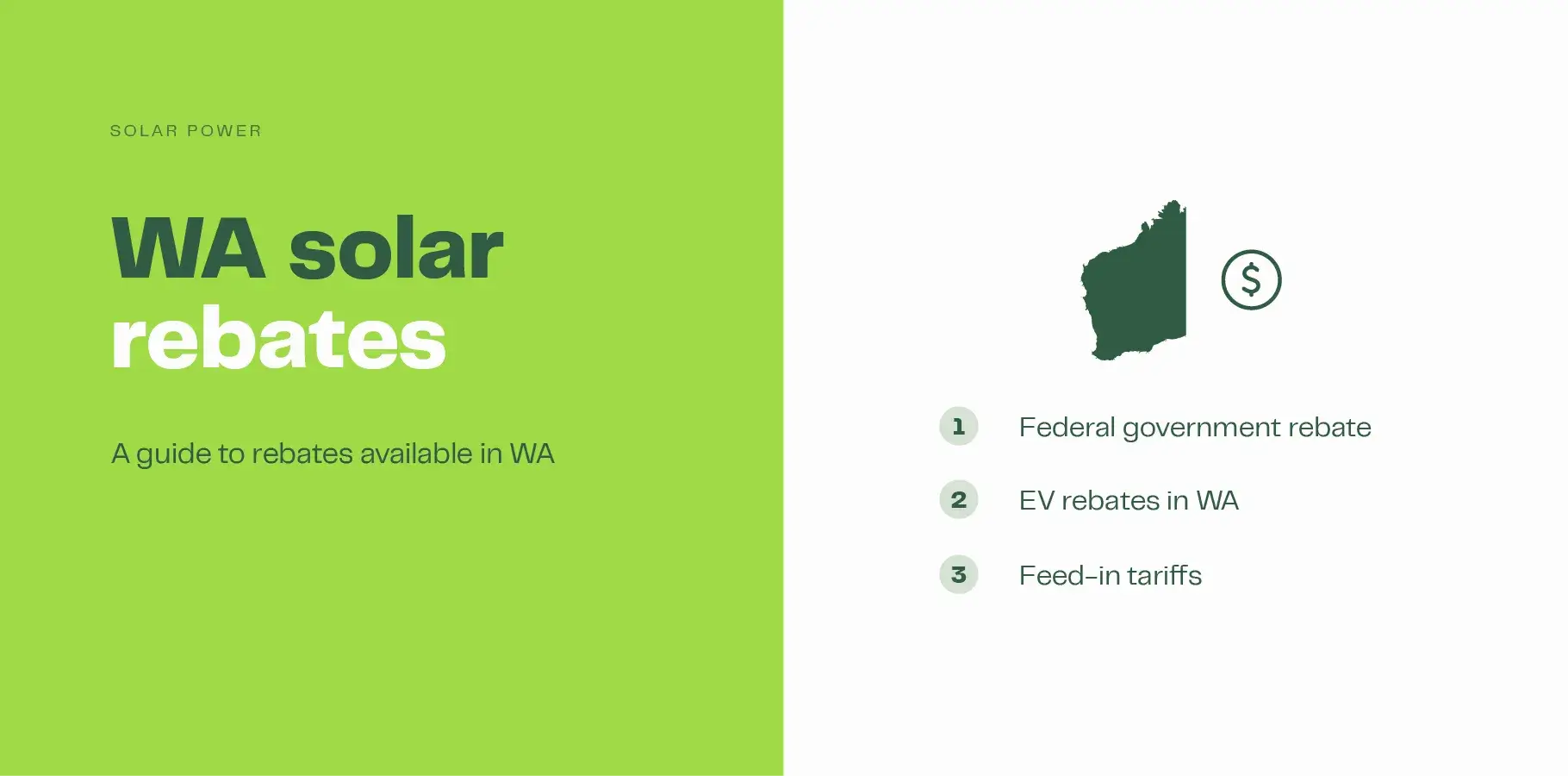 Solar Rebates and Incentives in WA